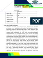 Kontrak Perkuliahan Perpajakan