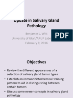 Update in Salivary Gland Pathology: Benjamin L. Witt University of Utah/ARUP Laboratories February 9, 2016