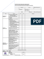 Attestation Process Checklist Sample Format-D