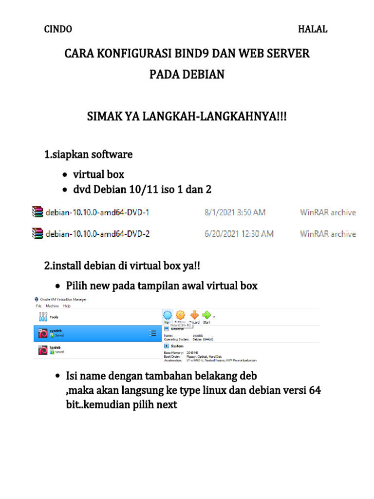 Konfigurasi BIND9 di Debian | PDF