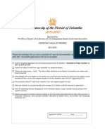 "Miss UDC" Application Package