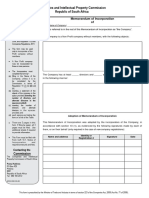 Companies and Intellectual Property Commission Republic of South Africa - Form Cor 15.1C