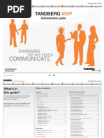 Download TANDBERG MXP Administrator Guide F9 by johnemeryisi SN68235287 doc pdf