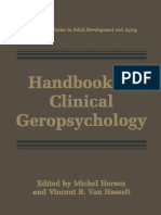 Handbook of Clinical Geropsychology