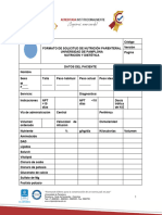 Formato Nutricion Parenteral