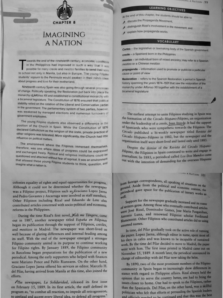 Chapter 8 - Imagining A Nation | PDF