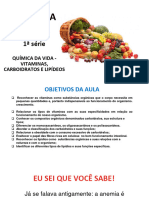 Química Da Vida - Vitaminas, Carboidratos e Lipídeos