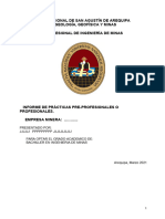 Estructura de Informe Final Prácticas UNSA