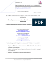 La Auditoria de Transacciones Electronicas