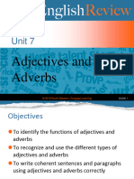 ADJECTIVES AND ADVERBS Chapter 7