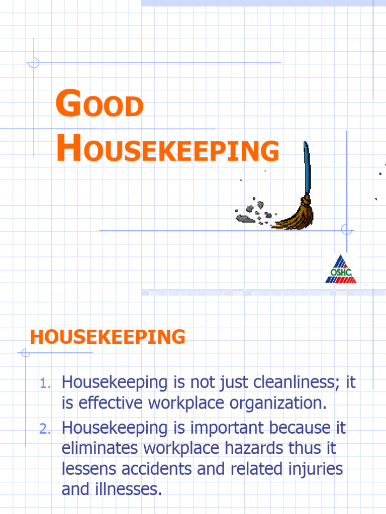 Housekeeping PDF Housekeeping Safety