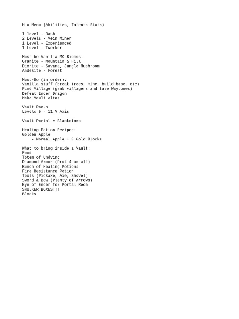 Vault Hunters Guide | PDF