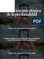Evaluación Psicológica de La Personalidad.