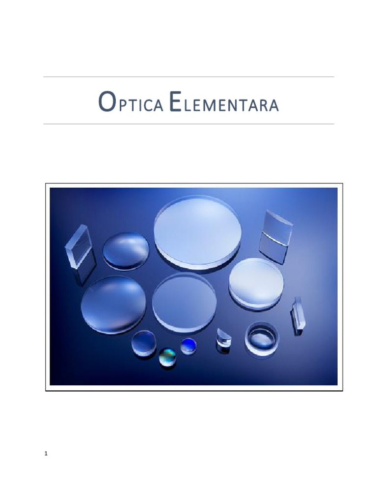 Optica Elementara - 2021 | PDF