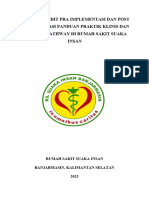 Laporan Audit Pra Implementasi Dan Post Implementasi Panduan Praktik Klinis Dan Clinical Pathway Di Rumah Sakit Suaka Insan