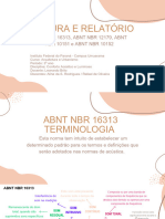 Leitura e Relatório - NBR