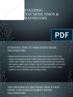 Understanding Depletion Mode Nmos & Pmos Transistors