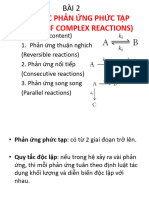 2. Bài 2. Động học phản ứng phức tạp