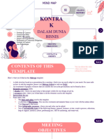 Meeting and Report Mind Map XL