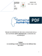 Cahier de Charges Concours SN 2023