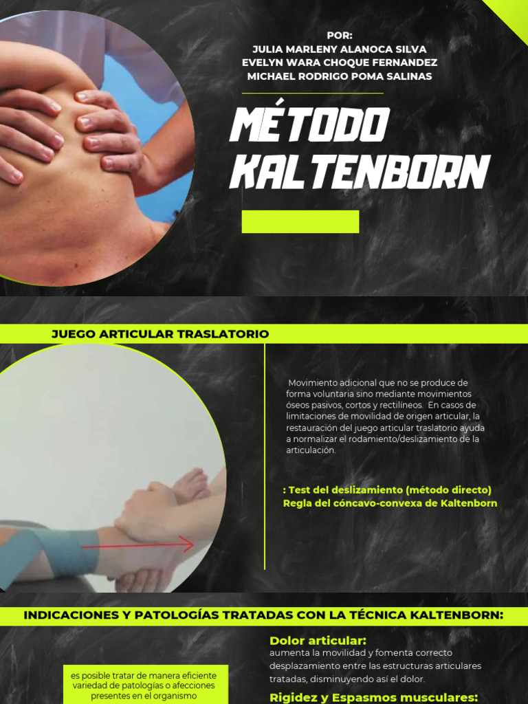 Método Kaltenborn PDF Articulación Sistema musculoesquelético