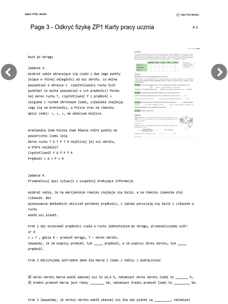 Odkryć Fizykę Astronomia I Grawitacja Sprawdzian Chomikuj Page 3 - Odkryć Fizykę ZP1 Karty Pracy Ucznia | PDF