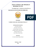 Informe - Atribuciones Del Ministerio Público