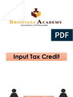 7 Input Tax Credit