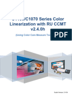 Bizhubc1100 C1070 Color Linearization With RU CCMT