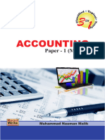 Accounts as Paper -1 MCQs