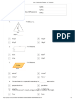 Quizizz - Area of Rectangles, Triangles, and Trapezoids