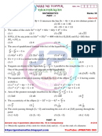 12th Maths Chapter 5 EM Question Paper JPRABU MATHS