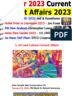 October 2023 Monthly Current Affairs