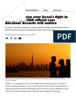 As Tensions Rise Over Israel's Fight in Gaza, Why A UAE Official Says Abraham Accords Will Endure - Breaking Defense