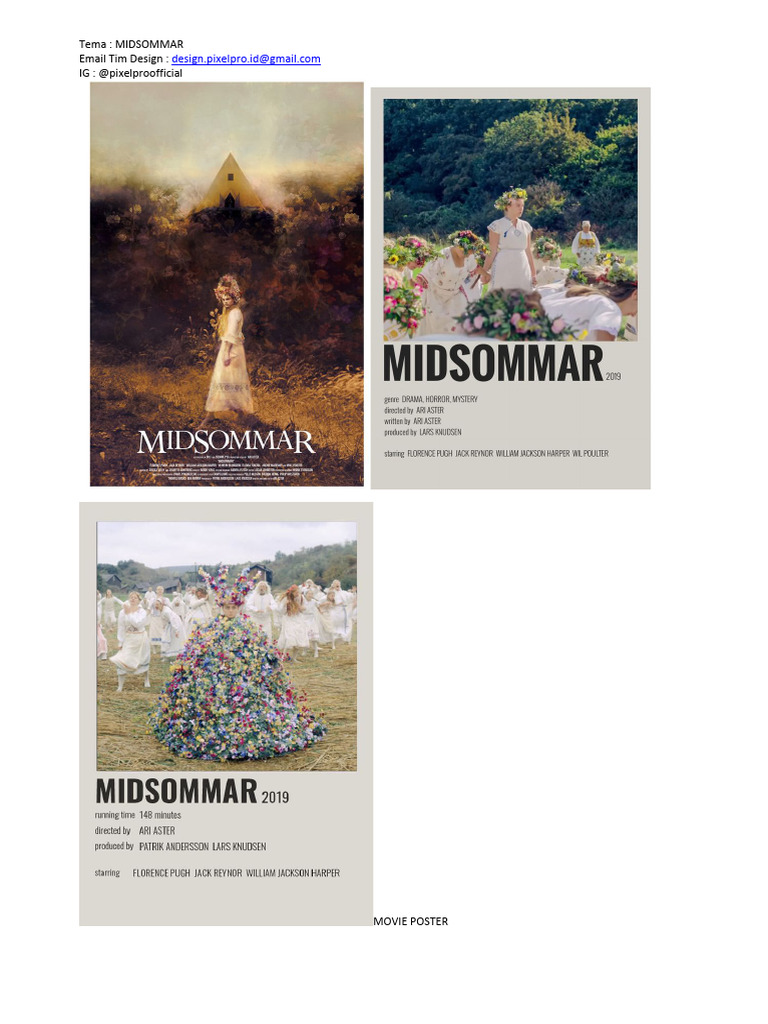 Midsommar Script Pdf Download: Plot, Characters, And Ending - XHZA