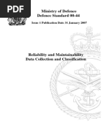 Ministry of Defence Defence Standard 00-44: Issue 1 Publication Date 31 January 2007