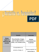 cuadro Comparativo Entre Herclito y Parmnides