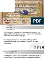 Role of Indigenous Languageppt.
