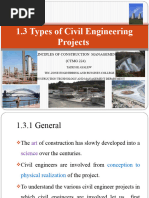 1.3 Types of Civil Engineering Projects