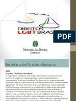 Diretos LGBT Brasil - Ministério Dos Direitos Humanos - Marina Reidel