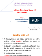 Unit IV - Doubly and Circular Link List