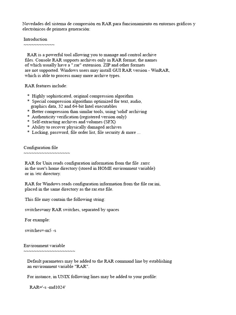 Rar format function at systems online pdf computer file command