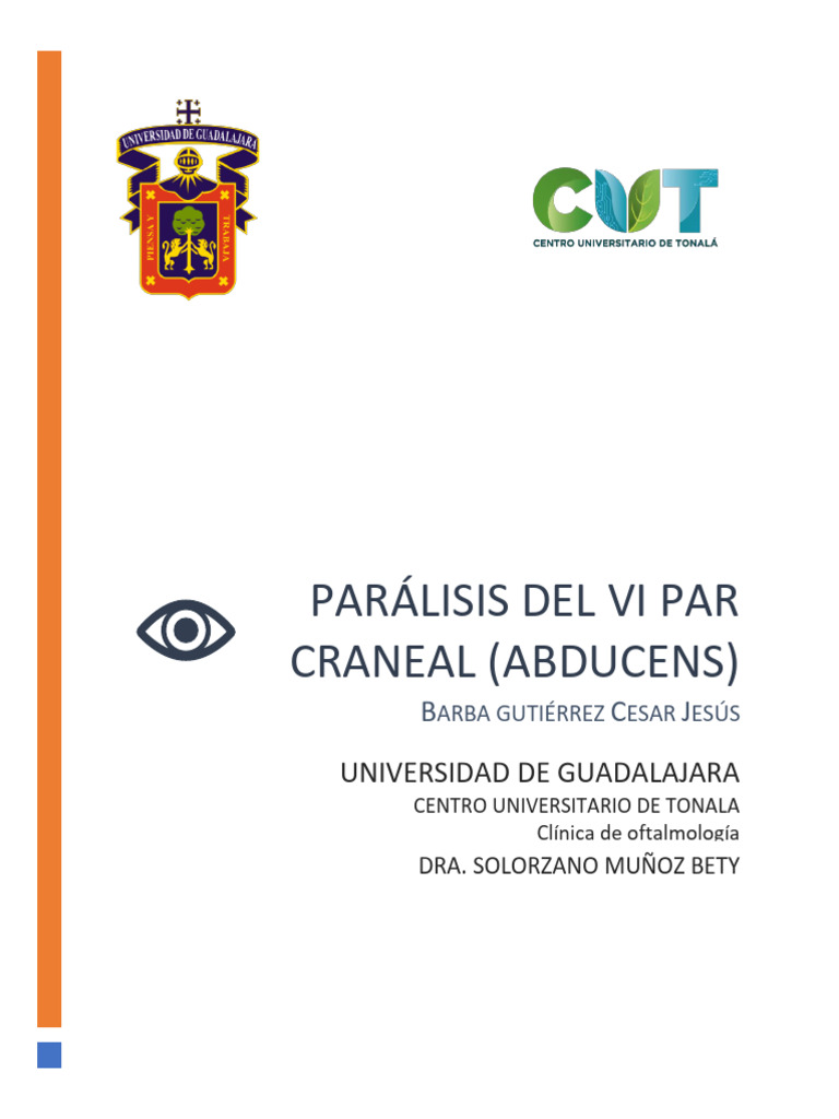 Parálisis del VI Par Craneal en Niños | PDF