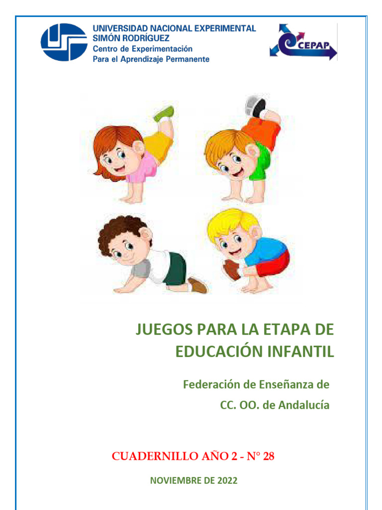 Juegos Innovadores para Educación Infantil | PDF | Educación de la ...