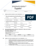 Examen Español T3 22-23