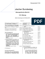 Deutscher Bundestag: Stenografischer Bericht 133. Sitzung