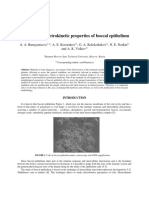 The Study of Electrokinetic Properties of Buccal Epithelium