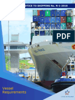 Panama canal N01-2018_Vessel requirements