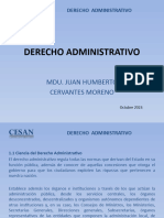 Tema 1 Derecho Administrativo - Juan Cervantes - Sep-23