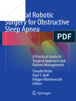 Transoral Robotic Surgery For Obstructive Sleep Apnea